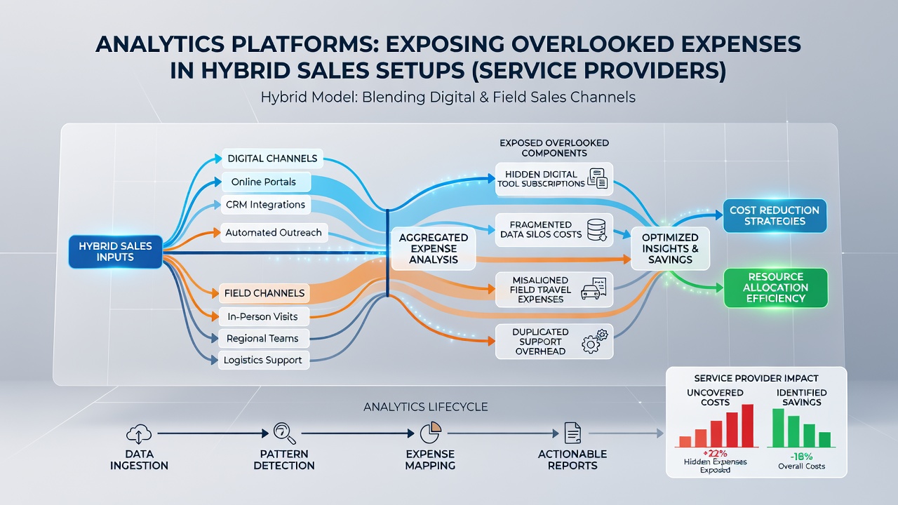 Service provider reviewing analytics reports that highlight hidden payment costs in mixed terminal and digital sales environments