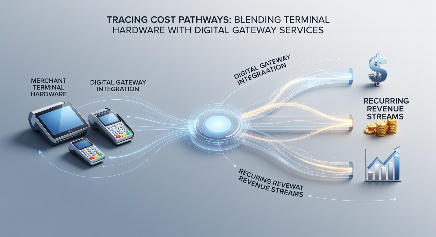 Merchants examining cost structures in blended terminal and digital payment systems